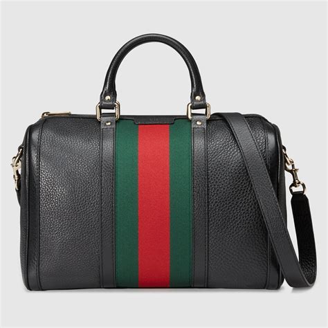 leather boston bag gucci|Gucci Boston bag price.